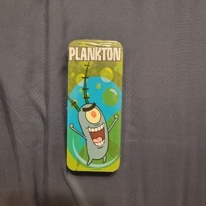 Spongebob Squarepants Plankton Digital Watch New In Metal Tin Burger King 2004